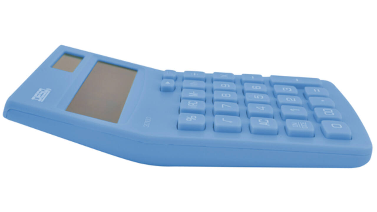 Rekenmachine Desq Compact sky blue