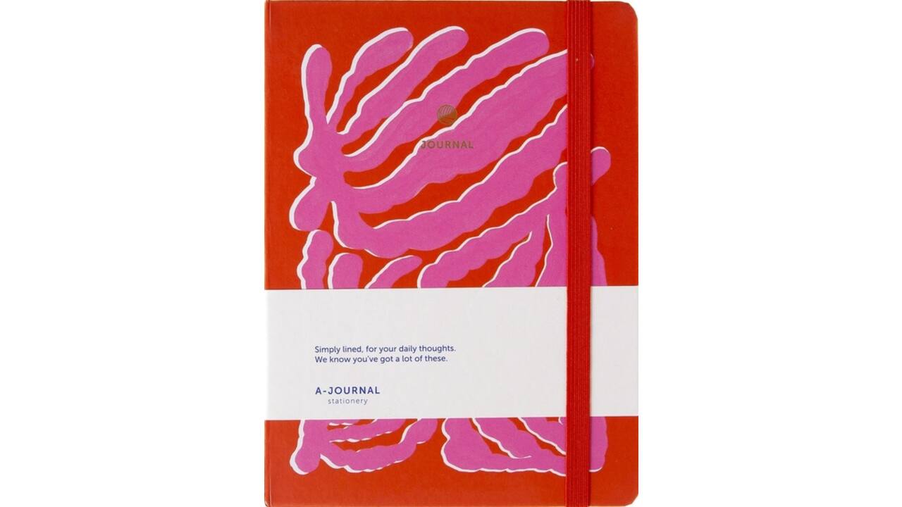 Notitieboek A5 Groovy Pink&nbsp; A Journal lijn