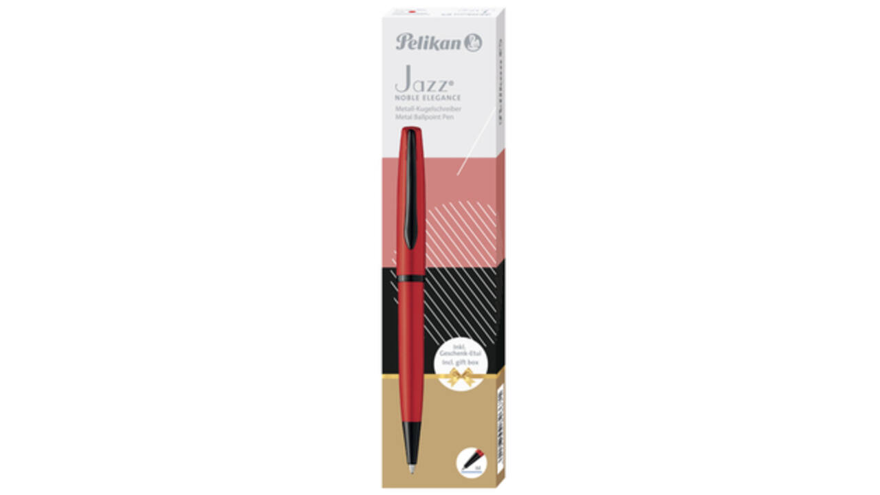 Balpen Pelikan Jazz Noble Elegance K36 medium red