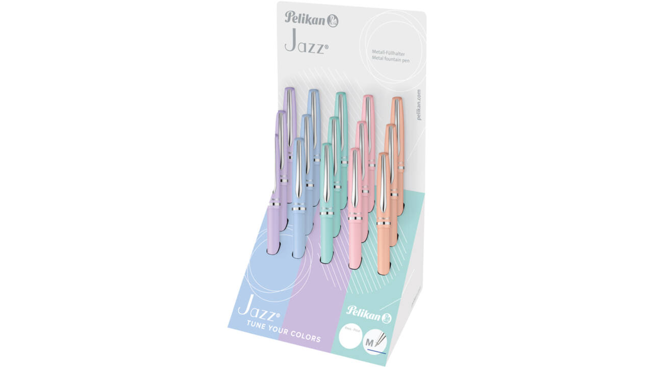 Balpen Pelikan Jazz Pastel K36CD medium assorti
