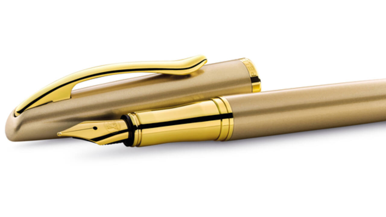 Schrijfset Pelikan Jazz Noble Elegance K36+P36 medium gold