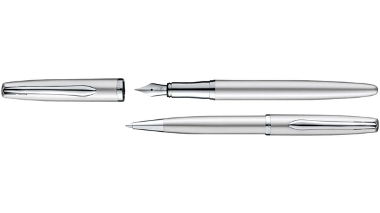 Schrijfset Pelikan Jazz Noble Elegance K36+P36 medium silver