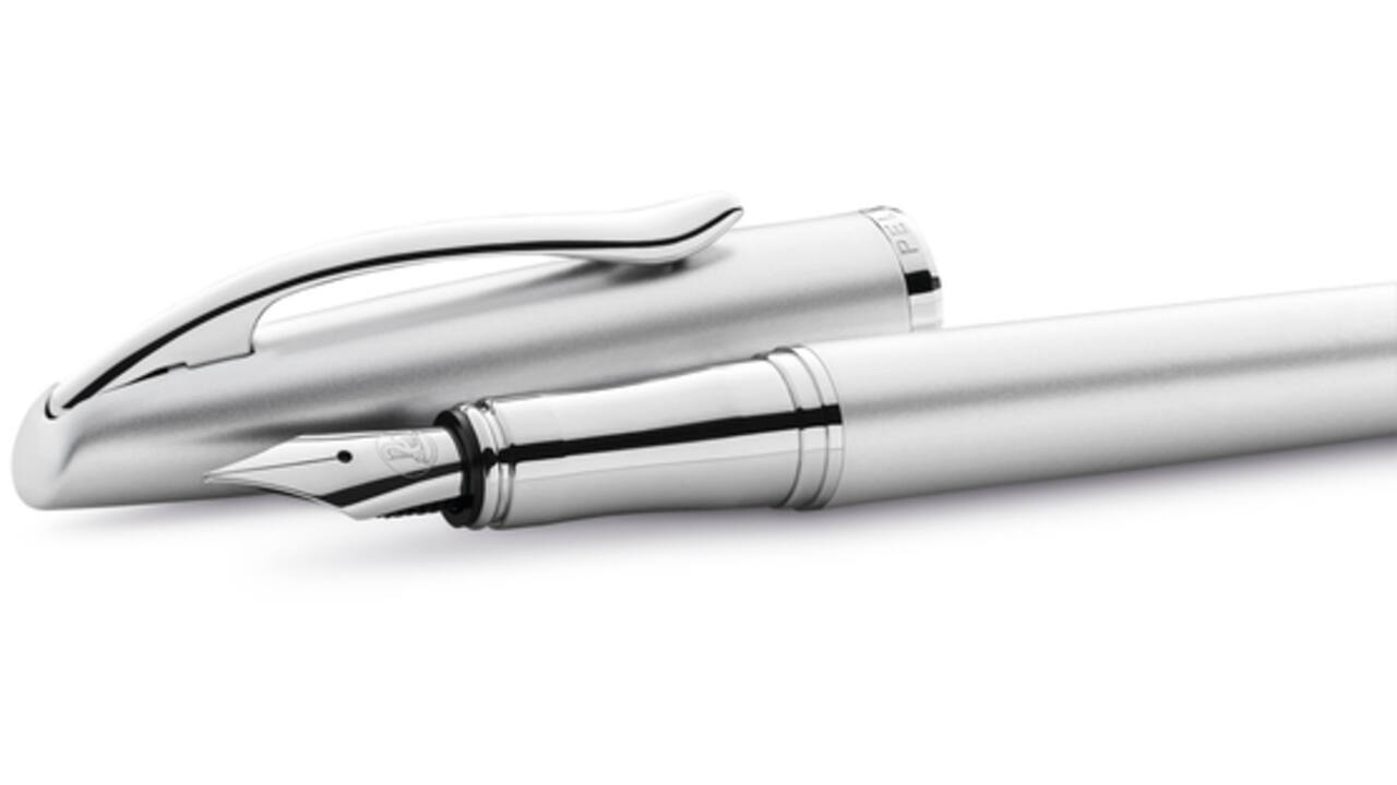 Schrijfset Pelikan Jazz Noble Elegance K36+P36 medium silver