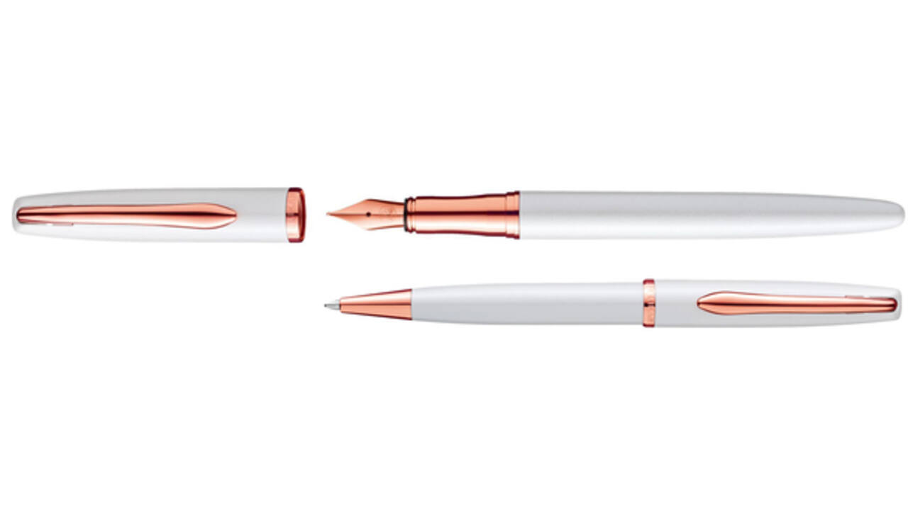 Schrijfset Pelikan Jazz Noble Elegance K36+P36 medium pearl