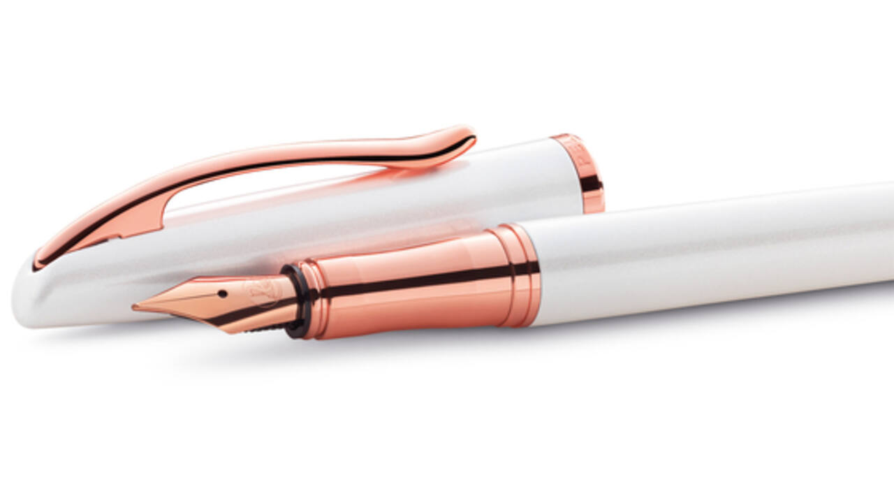 Schrijfset Pelikan Jazz Noble Elegance K36+P36 medium pearl