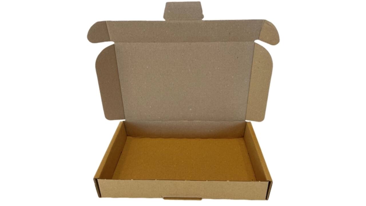 Brievenbusbox IEZZY A6 180x115x28mm karton bruin