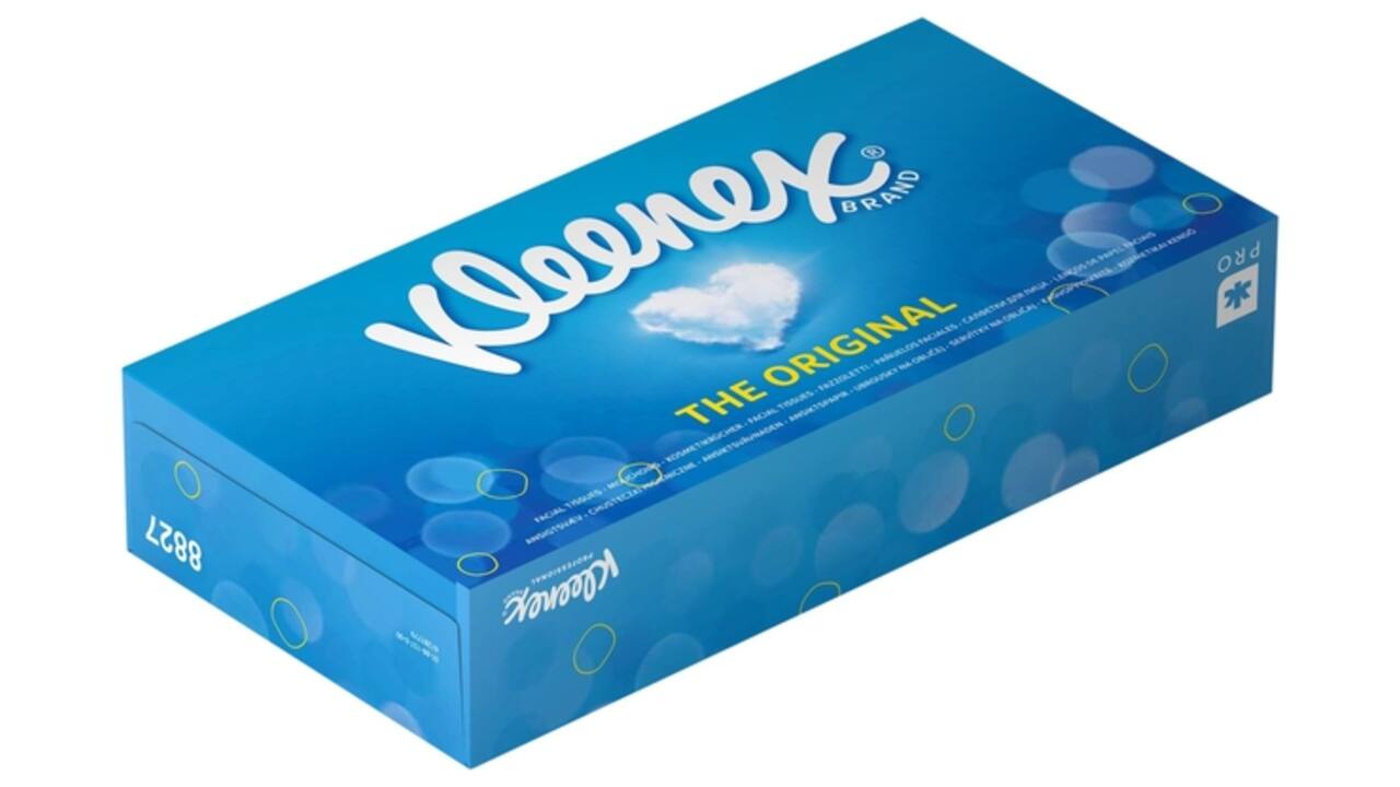 Facial tissues Kleenex 2-laags 100 vel wit 8827