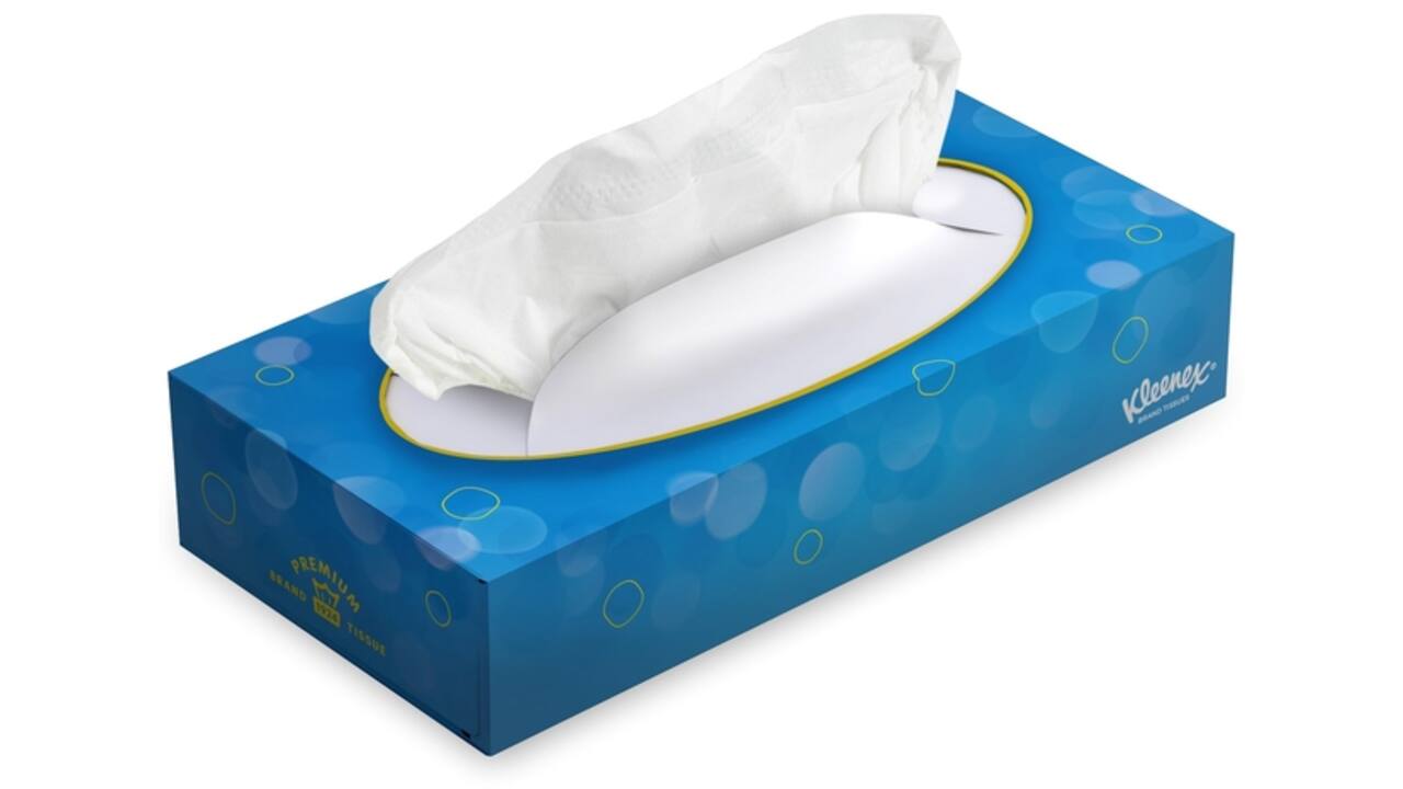 Facial tissues Kleenex 2-laags 100 vel wit 8827