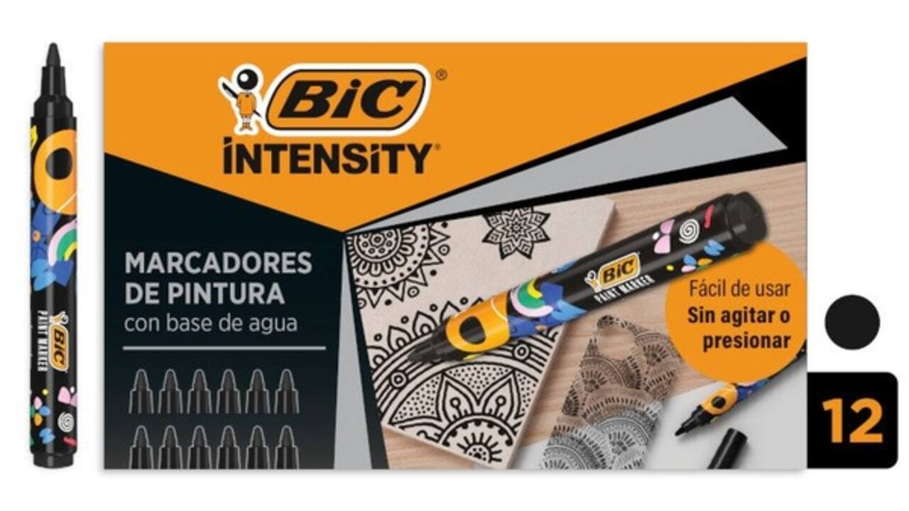 Paintmarker Bic Intensity zwart