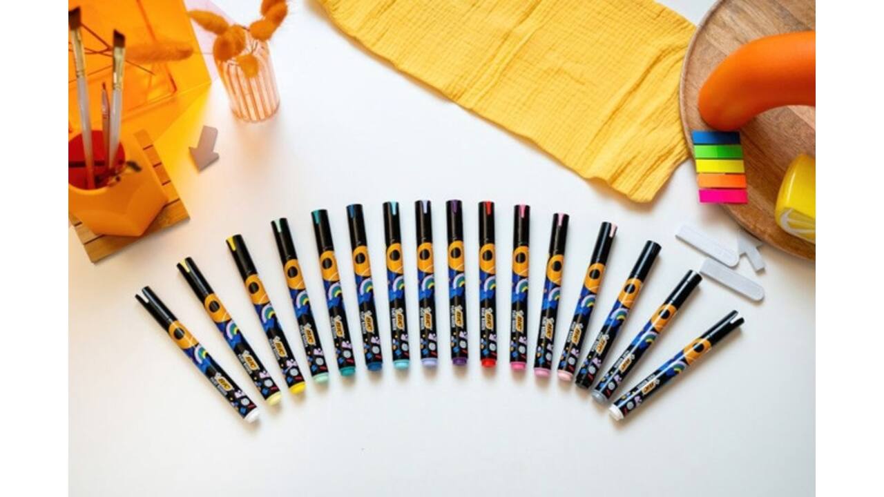 Paintmarker Bic Intensity pastel assorti 8 stuks