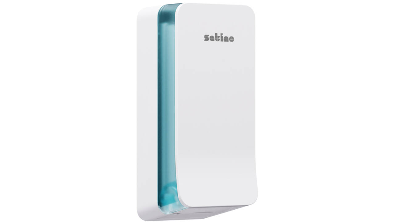 Toiletpapierdispenser Satino BT1 Hyginity gevouwen wit 333424