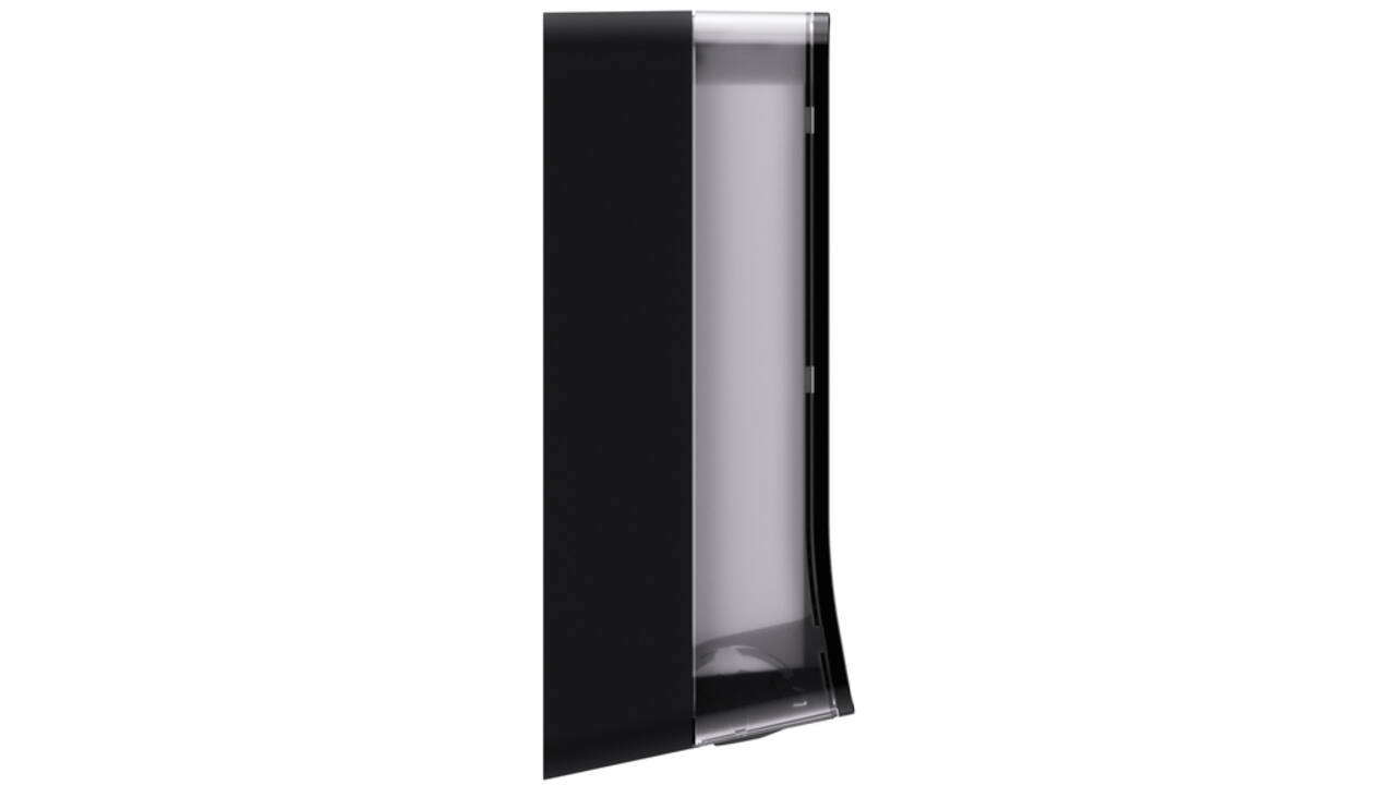 Toiletpapierdispenser Satino BT1 Hyginity gevouwen zwart 333425