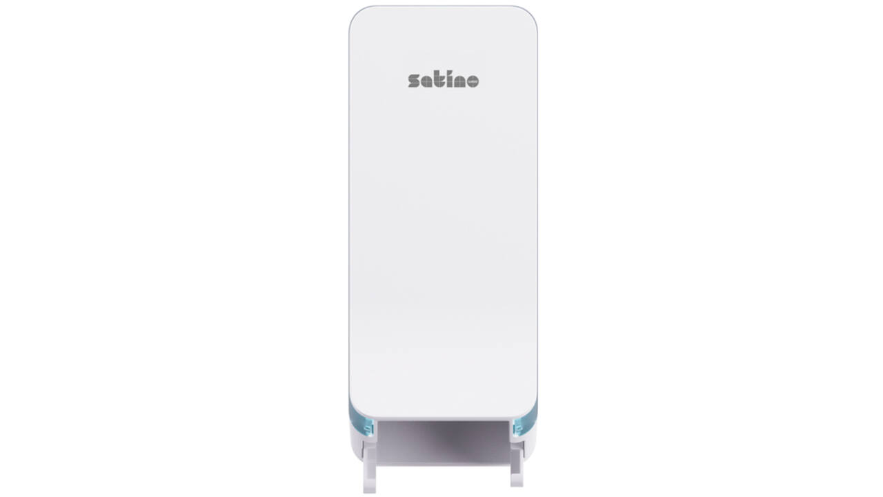 Toiletpapierdispenser Satino JT3 Hyginity systeemrol duo wit 333422