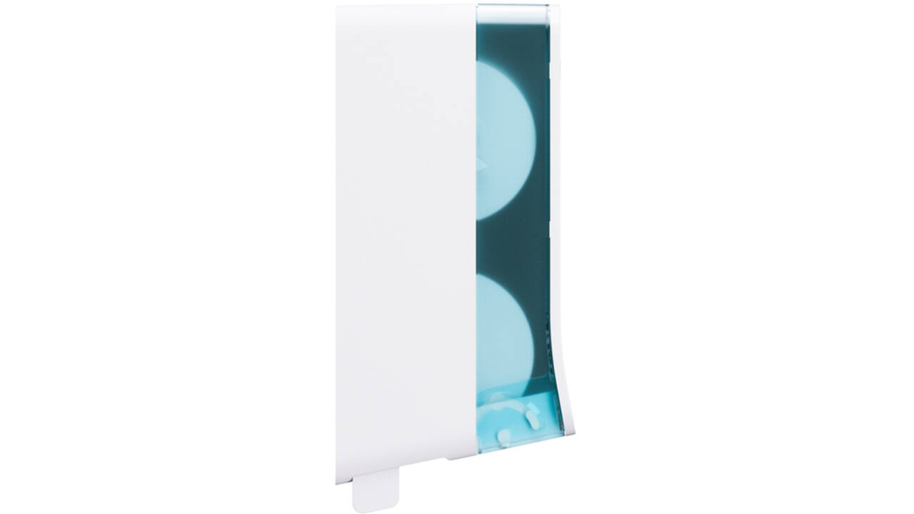 Toiletpapierdispenser Satino JT3 Hyginity systeemrol duo wit 333422