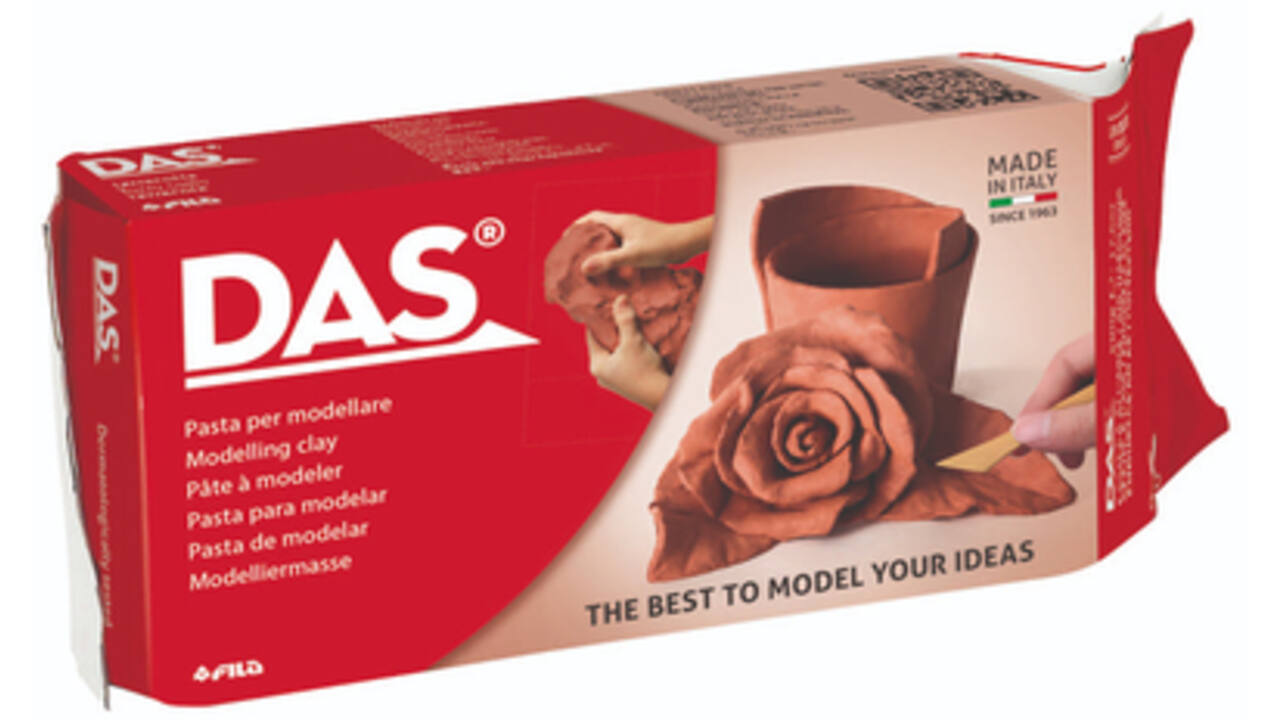 Boetseerklei DAS luchthardend 500 gram terracotta