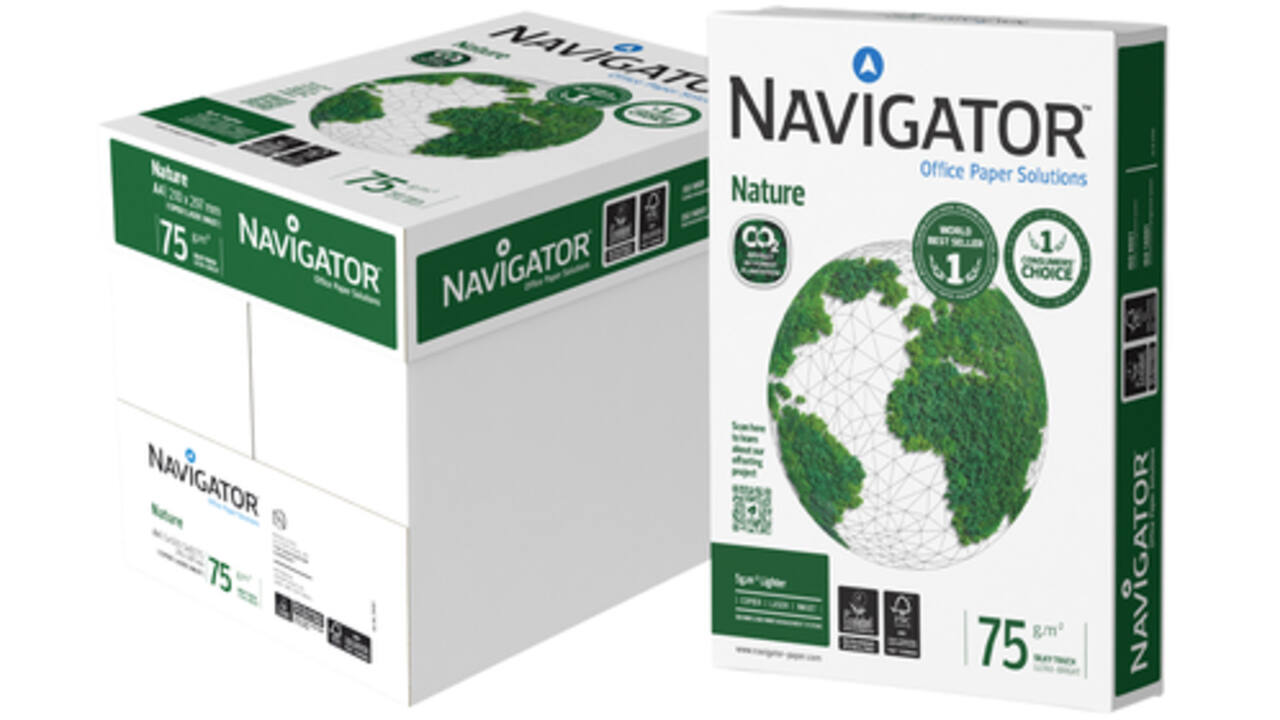 Kopieerpapier Navigator Nature A4 75gr wit 500 vel