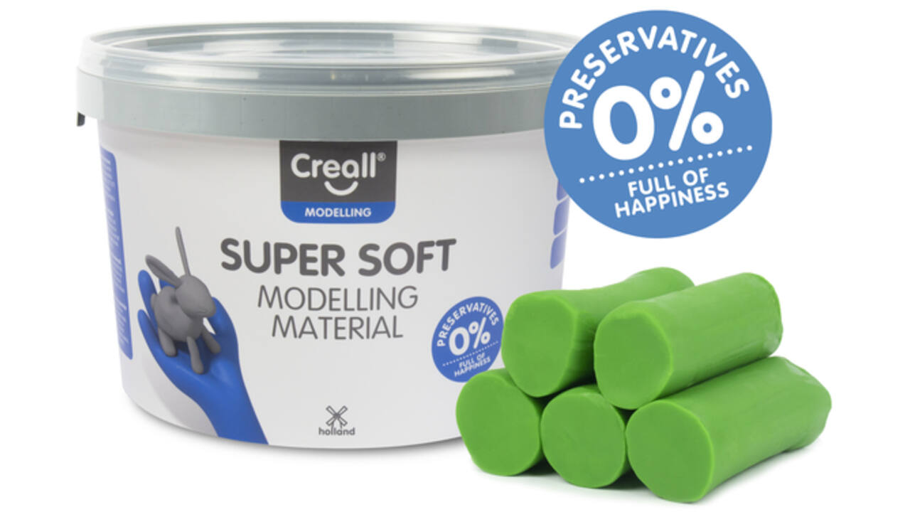 Klei Creall supersoft groen 1750gram