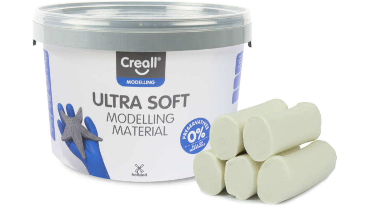 Klei Creall Play-it Ultra Soft helder wit 1100 gram