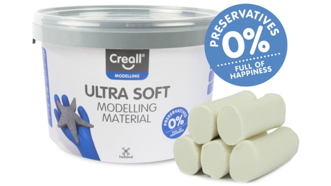 Klei Creall Play-it Ultra Soft helder wit 1100 gram