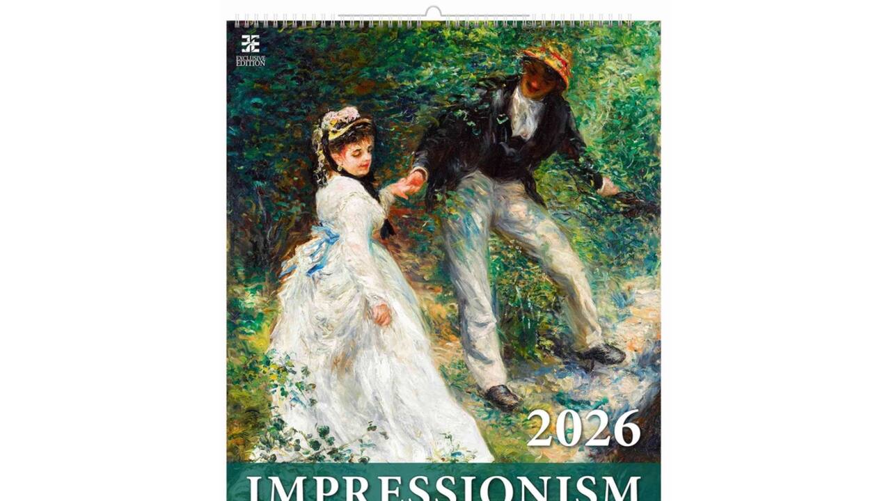 Kalender 2026 Helma 365 Grote Impressionistische Kunstkalender 520x450