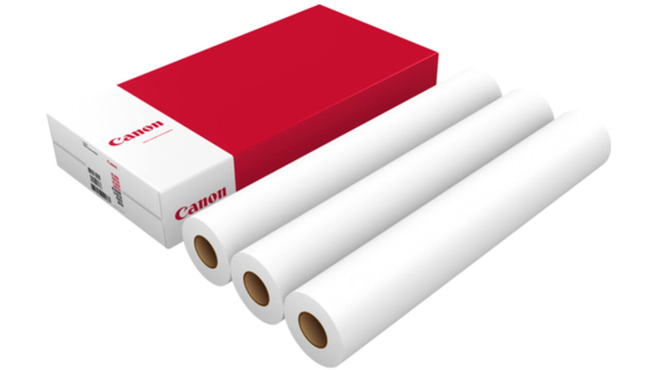 Inkjetpapier Canon 610mmx45m 90gr mat gecoat 3 rollen