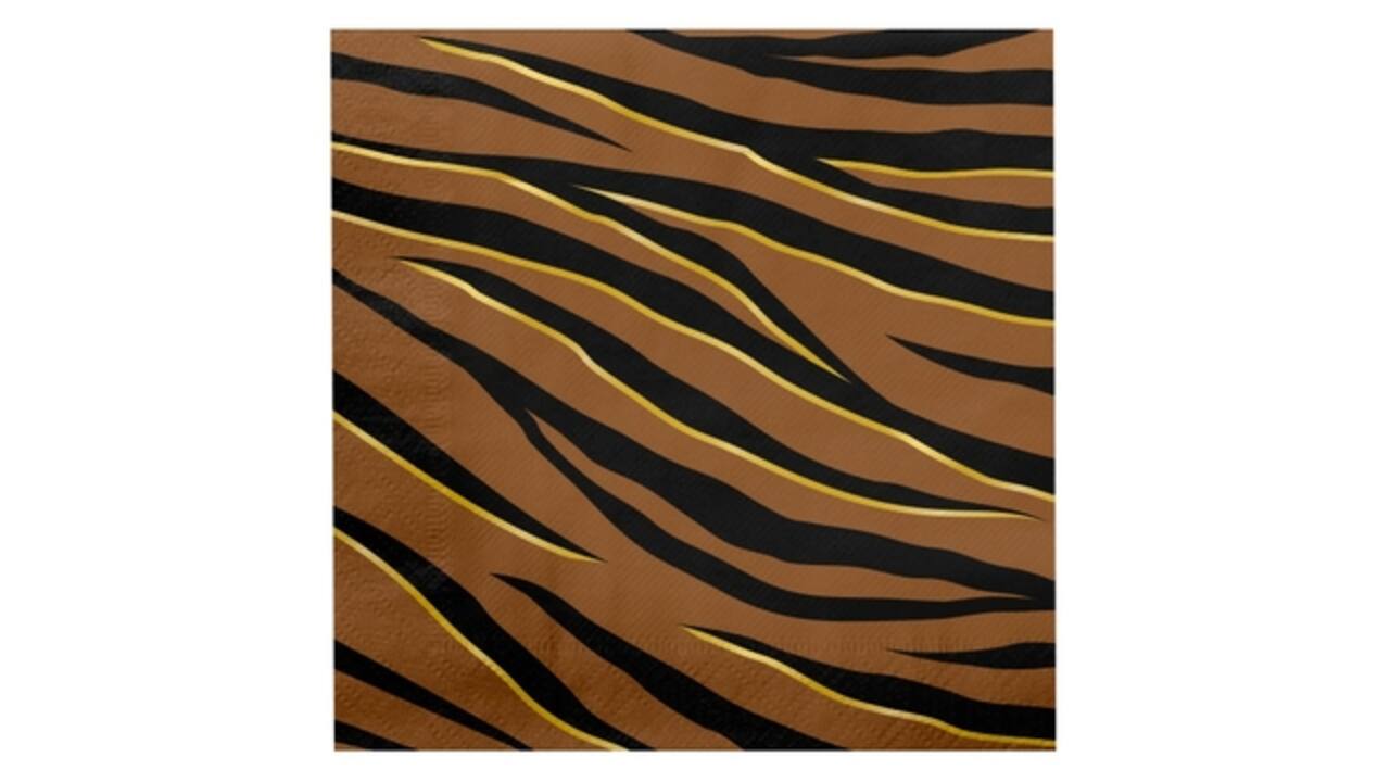 Napkins Tiger Safari
