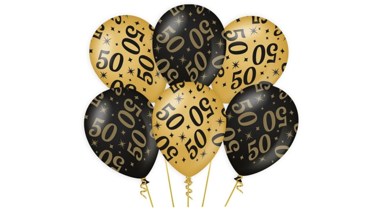 Classy party balloons 50
