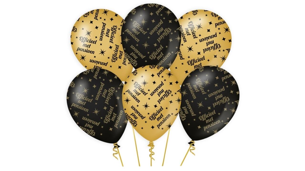 Classy party balloons Pensioen