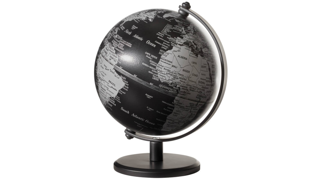 Globe Troika 13cm zwart-zilver