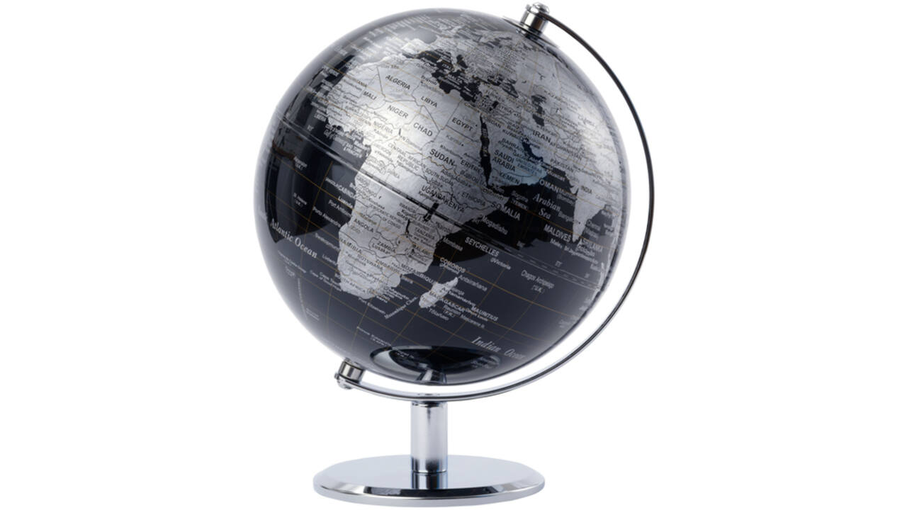 Globe Troika 20cm zwart-zilver