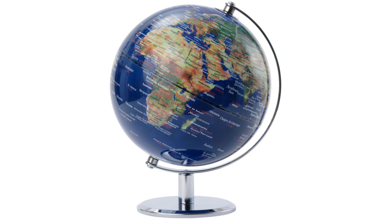Globe Troika 20cm blauw-groen