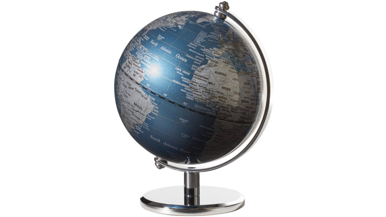 Globe Troika 13cm blauw-groen