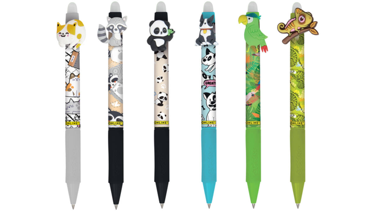 Gelschrijver Online Magixx Fun Wild Life 0.7mm assorti