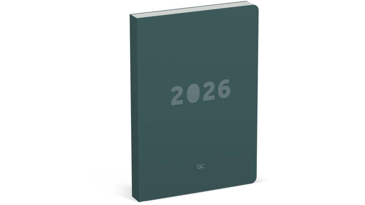 Agenda 2026 Lannoo A5 QC Colour 1dag/1pagina groen