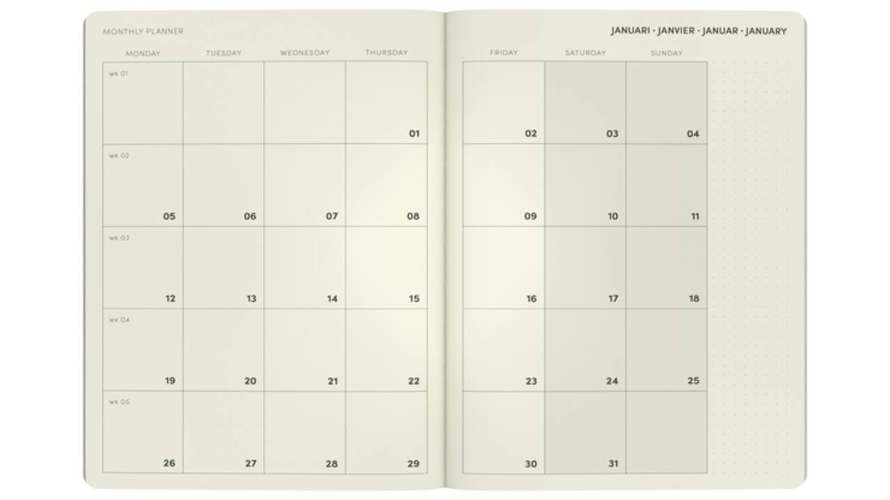 Agenda 2026 Lannoo bureau A5 QC Colour 7dagen/2pagina's roze