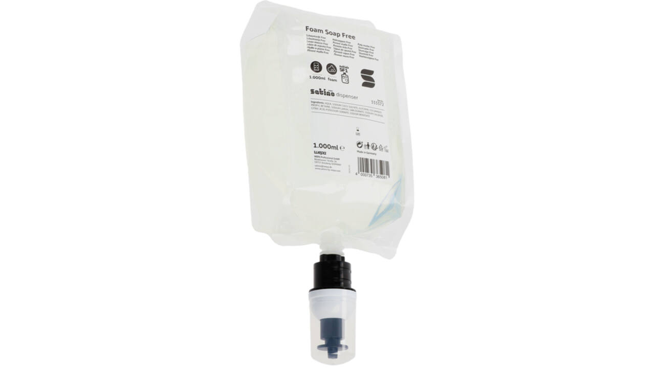 Handzeep Satino SF1 Free schuim 1000ml 333372