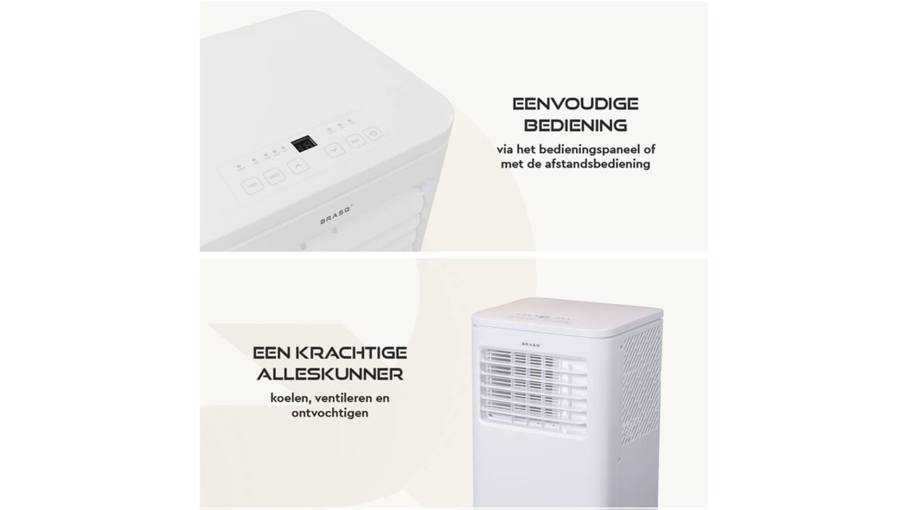 Airconditioning BRASQ MAC9000 9000 BTU wit