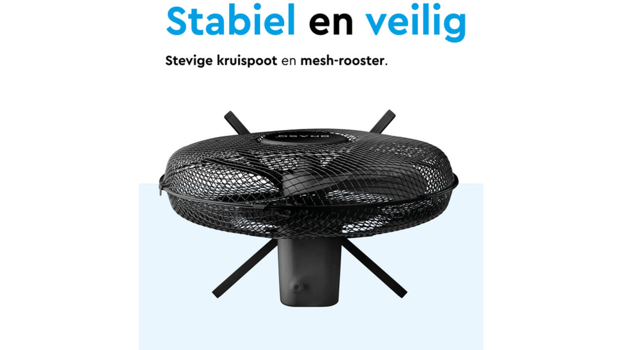 Statiefventilator BRASQ F300 Ø 40cm zwart