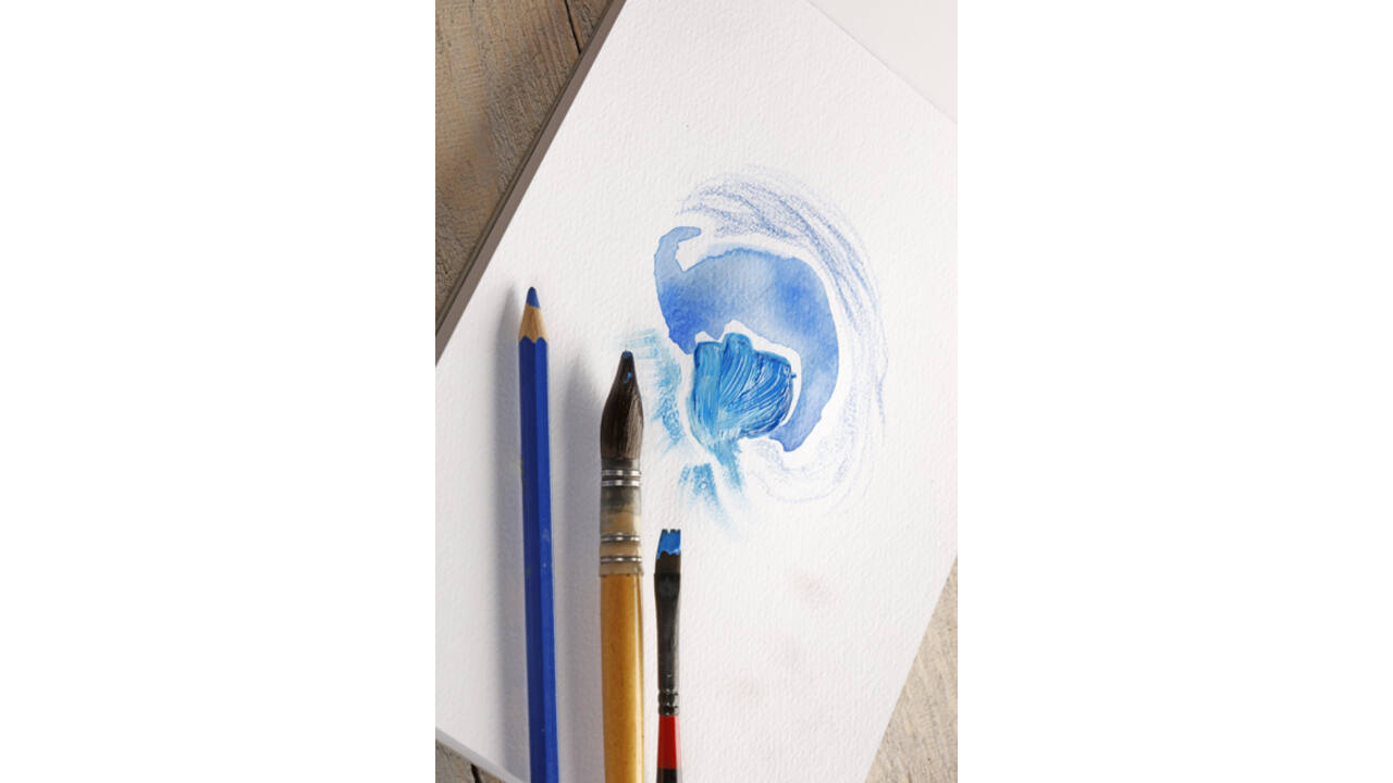Tekenblok Clairefontaine Paint On A5 gekorreld 20 vel 250gr