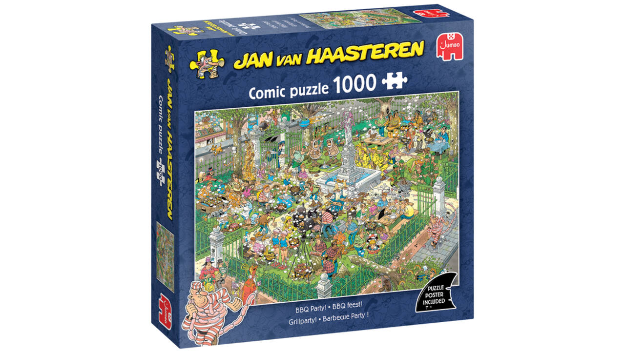 Puzzel JvH BBQ Feest! 1000st