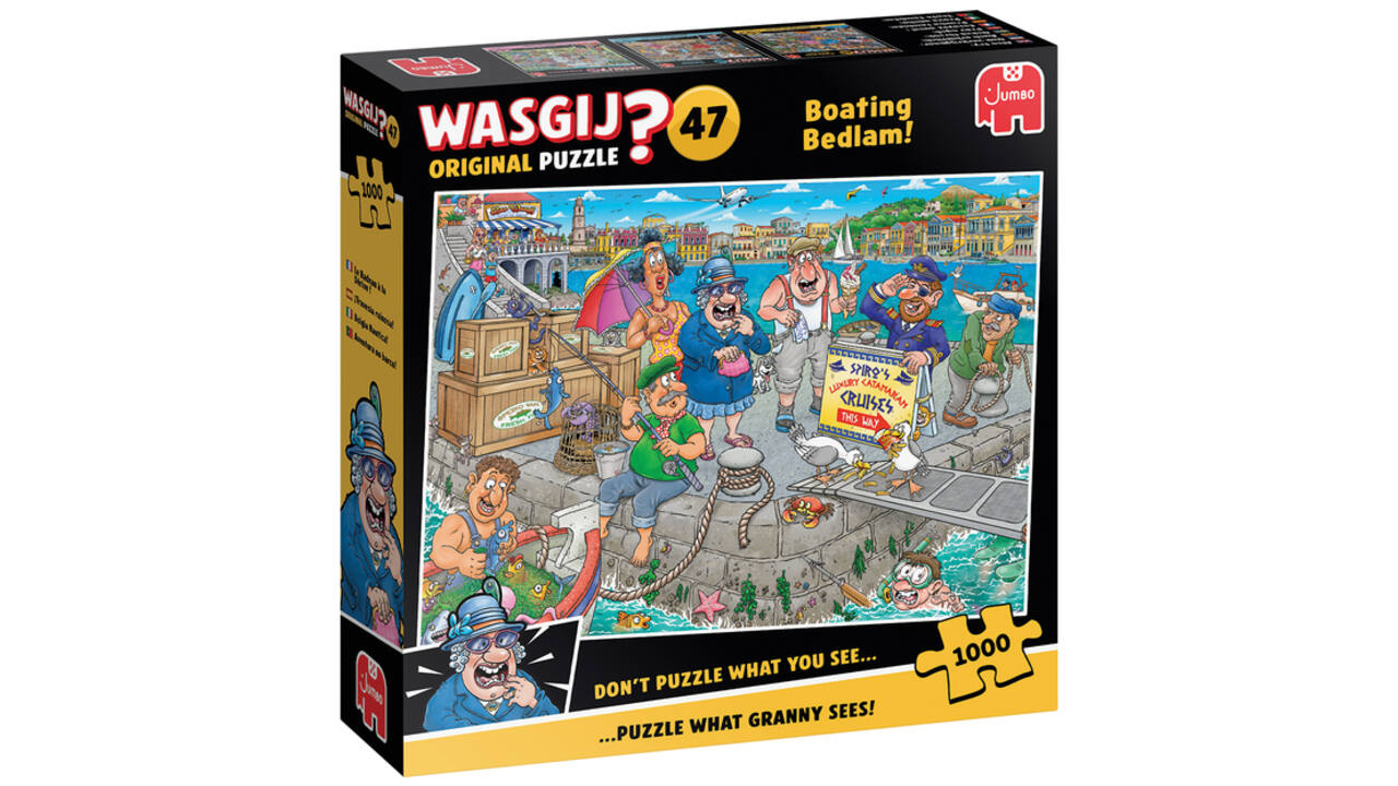 Puzzel Wasgij Original 47 De boot in! 1000st