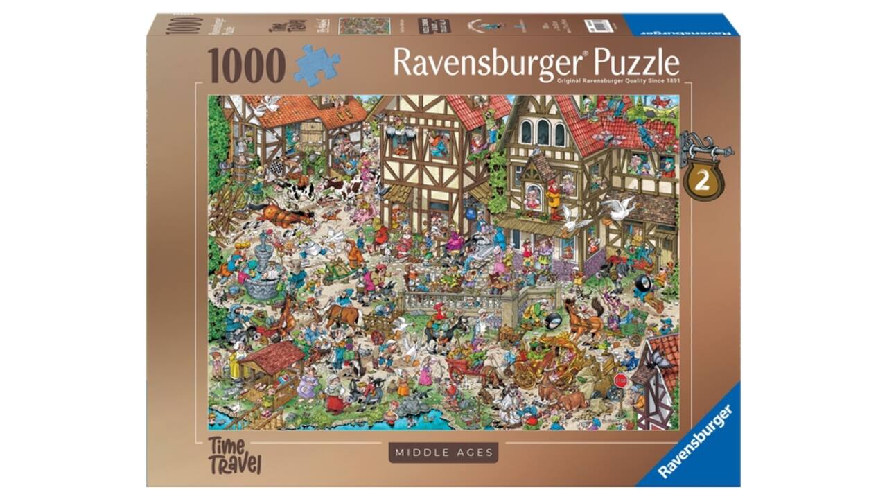 Puzzel Ravensburger Ray's comic Middle Ages 1000 stukjes