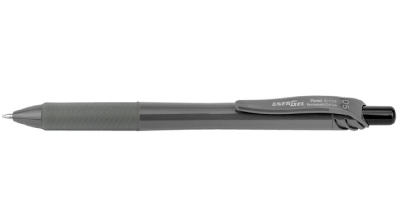 Gelschrijver Pentel BLP105 Energel permanent ultra fijn zwart