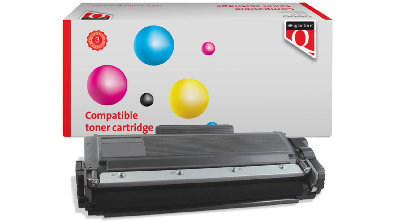 Toner Quantore alternatief tbv brother TN-2320 Zwart jumbo