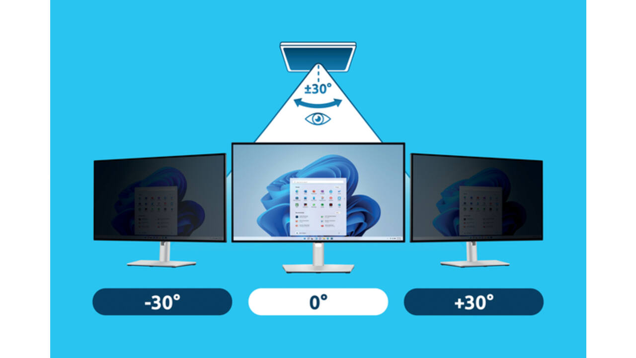 Monitor Privacyfilter 2-Weg 23 inch breed 16:9