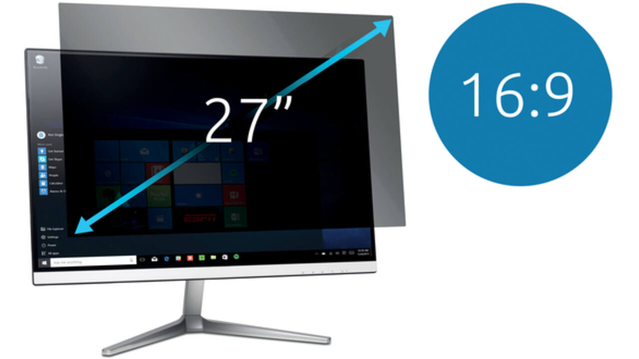 Privacyfilter Kensington 27 inch 16:9