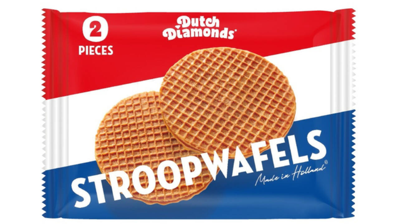 Stroopwafels Dutch Diamonds duopack 80 gram