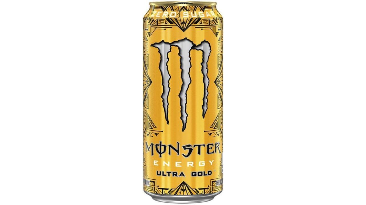 Energiedrank Monster ultra gold suikervrij blik 500ml