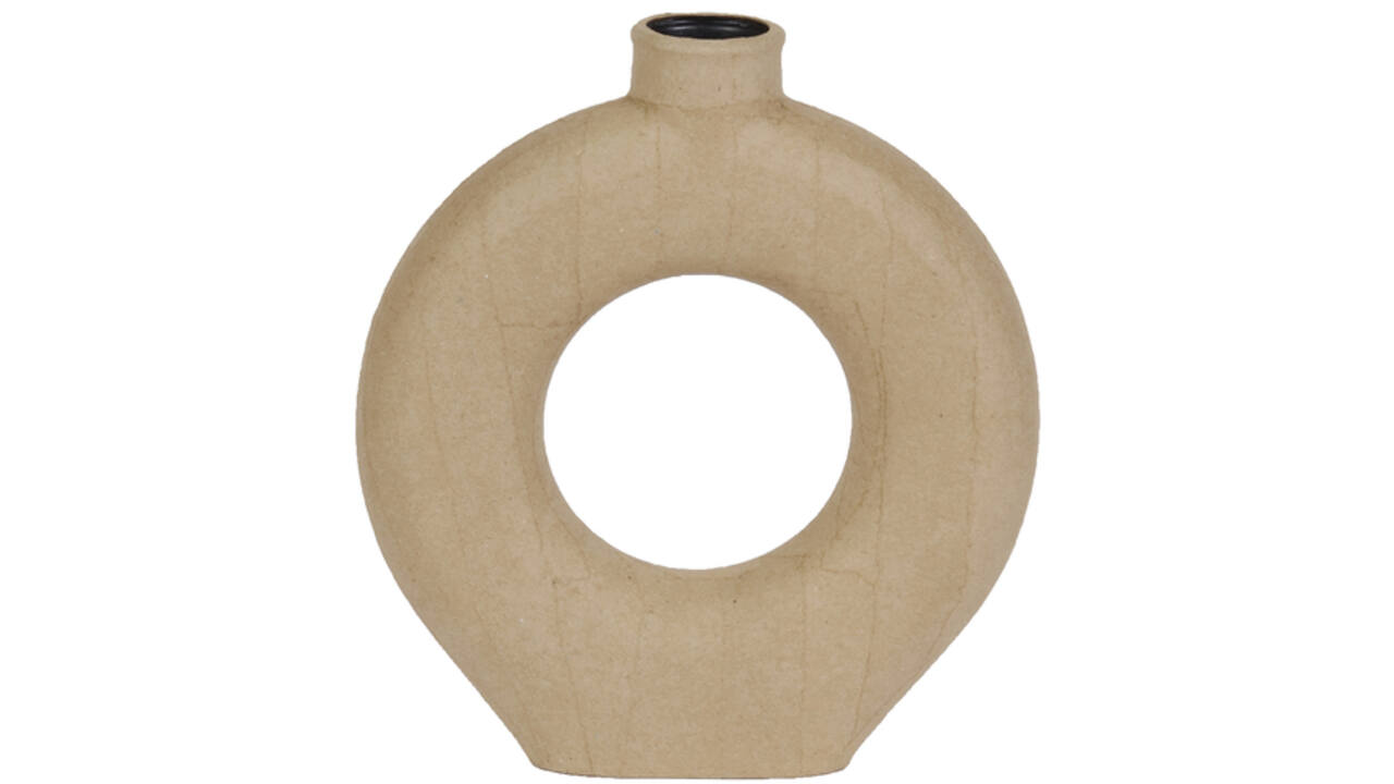 Figuur Décopatch vaas ring 21x21x23cm