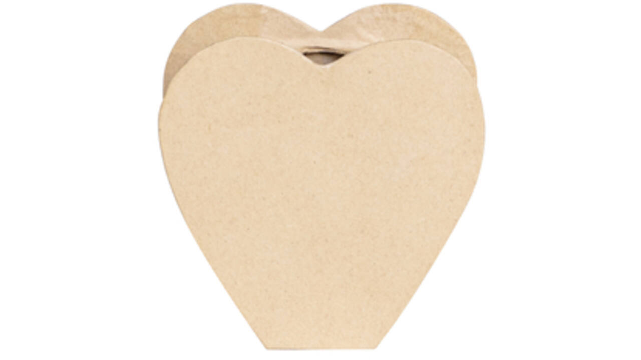 Figuur Décopatch vaas hart waterproof 13x5x13cm